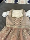 Authentic Dirndl And Blouse Oktoberfest Trachten  Size Lg  Eu 44