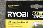 New  Ryobi Fvl56k  550 Lumens Rechargeable Inspection Flashlight Kit 2ah Battery