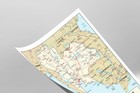 Thailand Road Highway Transportation Transport Map Country Nation Print