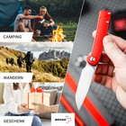 Boker Plus Fire Ant Red Pocket Knife 2 91  Blade 4116 Tweezers Edc        01bp0008