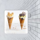 Square Led Advertising Light Box Waterproof Double-sided Light Advertising Board