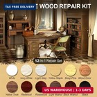 Wood Furniture Repair Kit  12 Colors Wood Filler  Repair Scratches  Touch Up Pai
