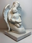 Teleflora Porcelain Vintage Guardian Angel With Child Figurine