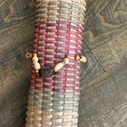 Handwoven Hanging Tall Woven Basket Quiver Vintage Boho Farmhouse Primitive