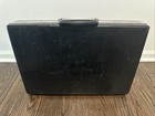 Vintage 1970s Samsonite Hard Shell Briefcase Attach       Black Mid-century Modern