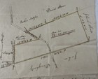 Original 1851 Deed Map Document Manheim Township Lancaster County Pennsylvania