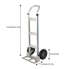 Aluminum Hand Truck Moving 500lbs Capacity Transport Cargo Dolly Cart Heavy Duty