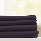 Cool Egyptian Cotton Feel Hotel Bed Sheets 4 Piece Set Bamboo Soft Deep Pockets