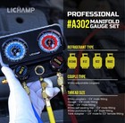 Ac Gauges  A c Manifold Gauge Set For R134a R22 R12 R502  Professional  a302