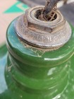 1 Abolite 12  Porcelain Green Barn Industrial  Light Enamel Vintage Gas Station