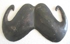 Vintage Mustache Advertisement Trade Sign Wall Hanging
