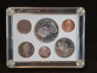 1867-1967 Canada 6 Coin Set Centennial In Hard Plastic Case Cc-33-a Pat  2998126