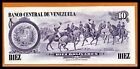 Venezuela Au  Note 10 Bolivares Bs January 1980 P-57 Prefix A7 a8 Commemorative