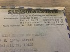 1950 s Sarasola   Nunez  Vintage Old Cover Uruguay To Us  600 Stamp Air Mail
