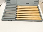 Delta Wood Lathe Turning Tools Model 46-730 Set Of 8 Wood Turning Chisels
