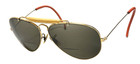 Vintage Ray-ban Usa Bausch   Lomb B l 58mm Gold Metal Aviator Sunglasses Rare