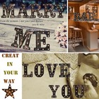 Golden Black Led Marquee Letter - Industrial  Vintage Style Light Up Alphabet   