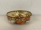 Vintage Japanese Satsuma Koshida Porcelain Large Bowl W Wisteria Flowers   Ducks