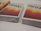 Vintage Uno Sting Card Game Open Box With Sealed Card Decks 1984