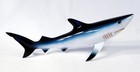 Hand Painted Large 18  Shark Fish Statue Figurine Sculpture 966e