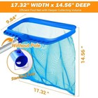 Durable Pool Skimmer Net Without Pole Easy Debris Removal Swimming Pools Use New