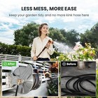 Giraffe Tools Stainless Steel Garden Hose Reel Heavy Duty Wall Mount With Crank