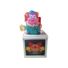 Mattel Jack-in-the-box Clown  pop Goes The Weasel   Wind Up Toy 1987 Works