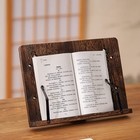 Book Stand With Page Clips  Foldable Reading Rest Holder  Portable Desk Bookr   