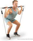 Marcy Deluxe Exercise Curl Bar For Lats  Curls And More For Home Gym Workouts Bb
