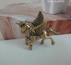 Solid Brass Flying Horse Pegasus Figurine Statue For Home Decor