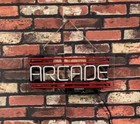 Arcade Vintage 14 x6  Neon Sign Light Lamp Real Glass Night Display Artwork Al