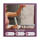 Crystal Meditation Pyramid 8 Inch Singing Bowls Crystal Healing Musical Instr   