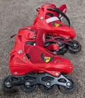 Dikashi Red  Medium  roller Blades Skates Kids Adjustable