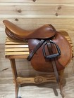 18    Stubben Lohengrin Cs Elite Close Contact Jumping  Saddle  32cm  Wide Tree