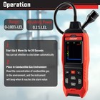 Natural Gas Detector Rechargeable Portable Natural Gas Leak Detector Sniffer