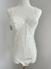 La Perla Documented Vintage Elegant White Bridal Lace Bodysuit