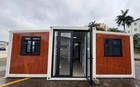 20ft Standard Expandable Prefab House 2br 1ba Kitchen Double Wing Folding  Home