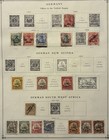 German Colonies In Africa  Turkey  New Guinea On Scott Album Pages  - Cat  250 