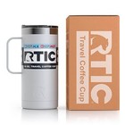  new  Rtic 16oz Travel Coffee Cup Stainless Steel Hot Or Cold