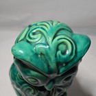 Green Ceramic Owl Figurine Decorative Collectible Home Decor Gift