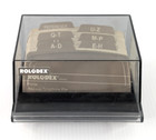 Vintage Rolodex Petite Covered Card File S-300c Alphabet Tabs Blank Cards Usa