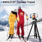 Camolo 68  Professional Tripod Head Stand For Camera Dslr Camera Mount Stick Us