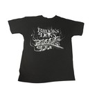 Vintage Brooks   Dunn Borderline Tour Shirt Mens Large Black Anvil Usa Made 90s