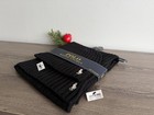 Polo Ralph Lauren Men s Black Hat And Scarf  Gift Set New 