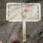 Coffin Name Plate Casket Plaque Funeral Frame Metal Aluminum Vintage - Used