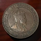 1909 Canadian Large One Cent Coin Canada King Edward Low Mintage 1   Lot C9-268