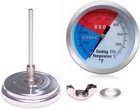 Bbq Grill Thermometer Gauge  2 Pack Charcoal Grill Smoker Temperature Gauge Pit