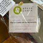 Nwt Stashlogix Stash Logix Alma Everyday Carry Bag Tan Olive Green Odor Proof