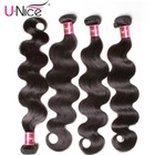 Unice Hair Malaysian Body Wave Human Hair Extensions 4 Bundles Virgin Hair Weave