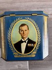 Vintage Queen Elizabeth Ii Coronation Biscuit Tin June 1953 Gray Dunn Souvenir